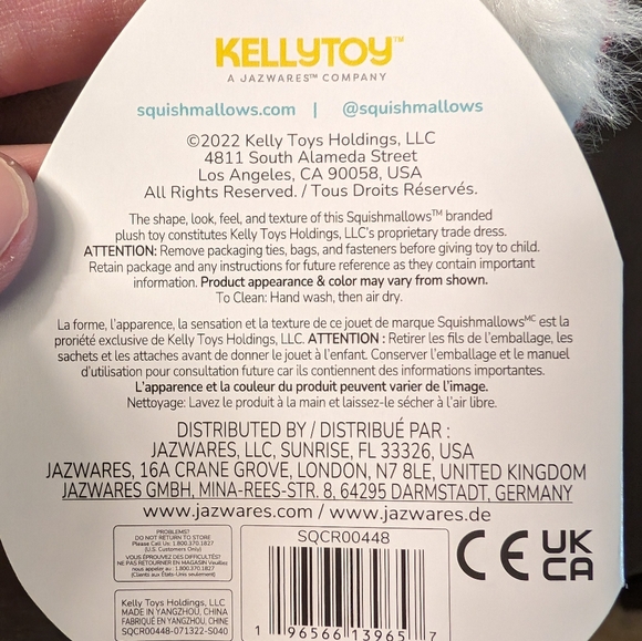 Squishmallow Avery Duck Plaid Hat - Picture 4 of 4